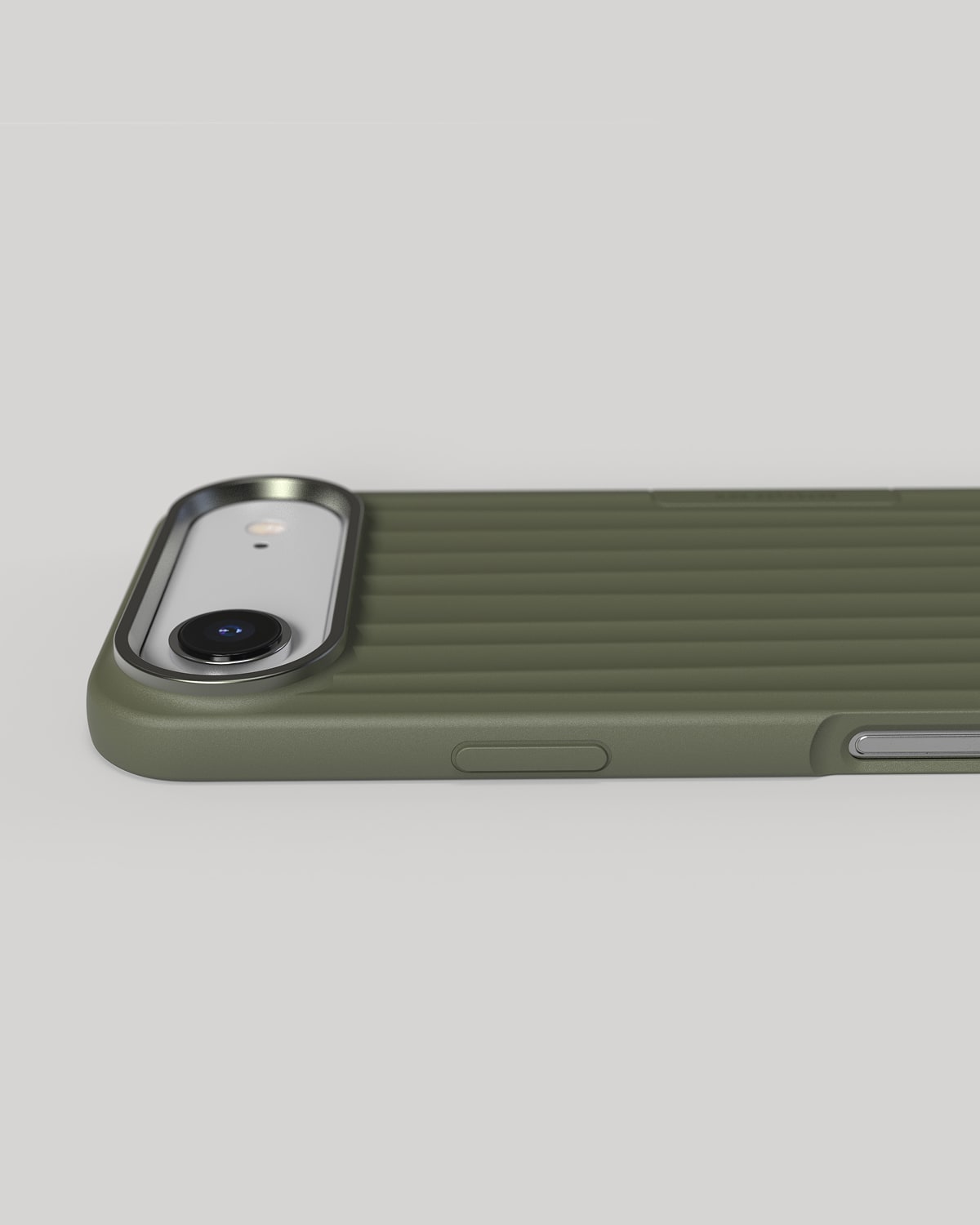 Bold Case - iPhone Air - Linen Beige & Olive Green
