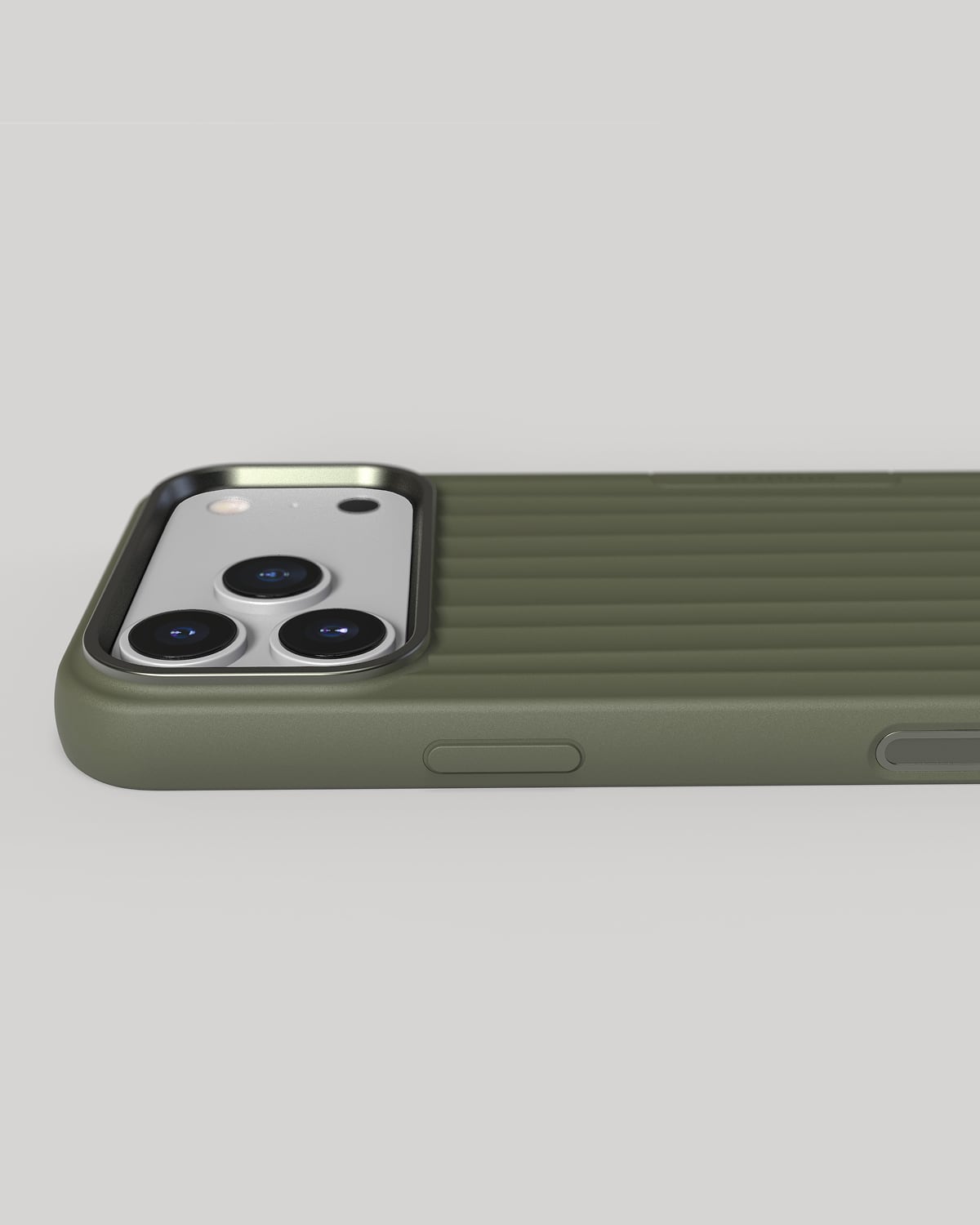 Bold Case - iPhone 17 Pro Max - Linen Beige & Olive Green