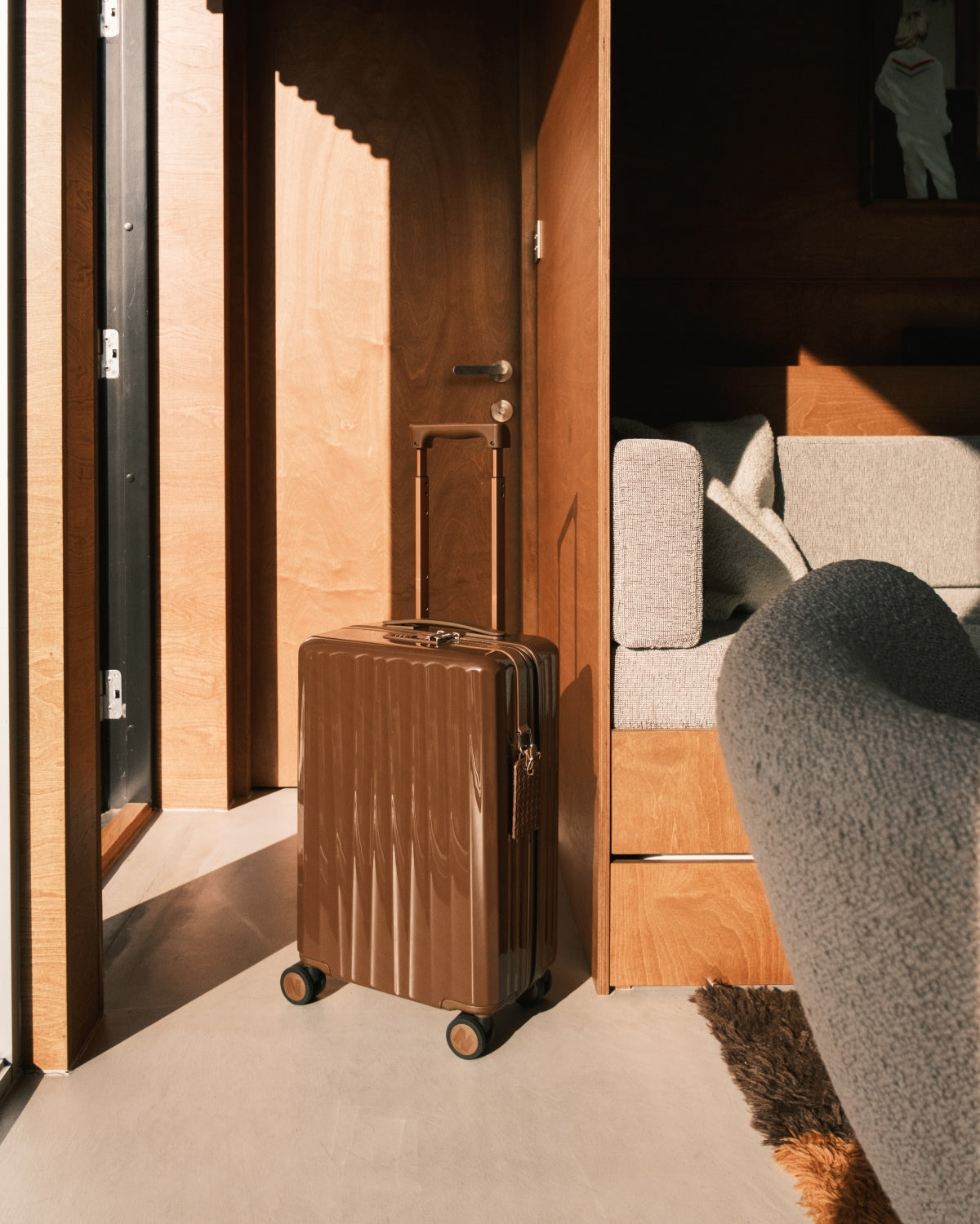 Chestnut Brown -  Bold Cabin Bag V2 + Bold Check-In (M) Bag V2 - Bold Check-In (L) Bag V2 Bundle