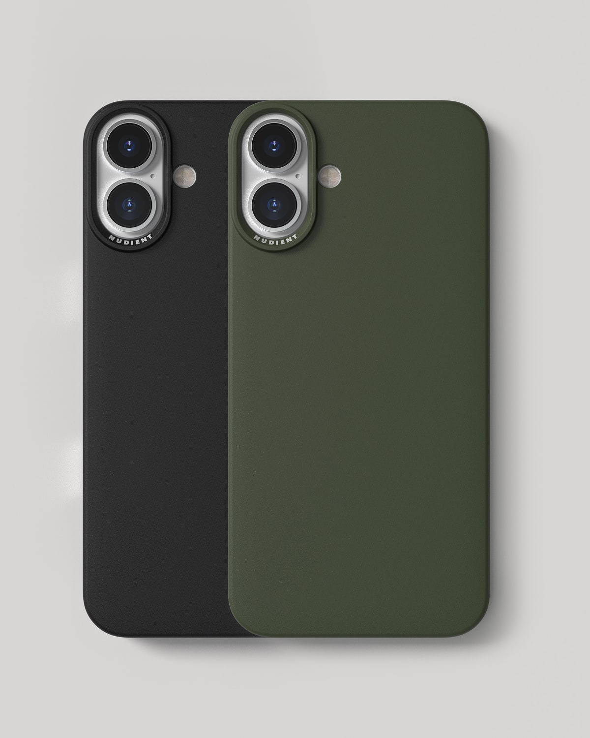Thin Case - iPhone 16 Plus - Ink Black & Pine Green